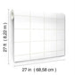 La Vitre Plaid Graphite Wallpaper