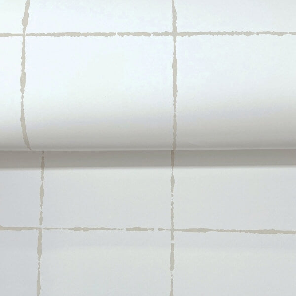 La Vitre Plaid Graphite Wallpaper