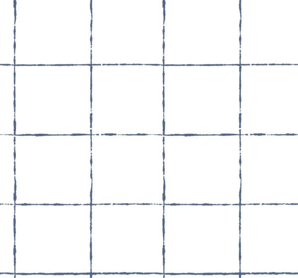 La Vitre Plaid Ultramarine Wallpaper