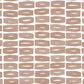 Modernist Motif Terracotta Wallpaper