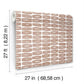 Modernist Motif Terracotta Wallpaper