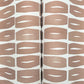 Modernist Motif Terracotta Wallpaper