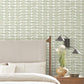 Modernist Motif Leaf Wallpaper