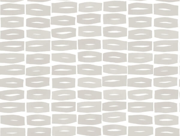 Modernist Motif Lichen Grey Wallpaper
