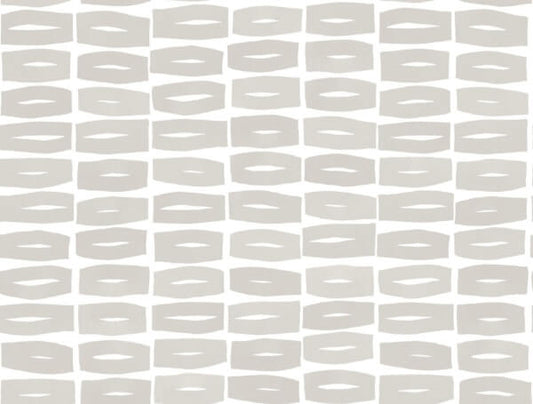 Modernist Motif Lichen Grey Wallpaper