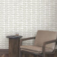 Modernist Motif Lichen Grey Wallpaper