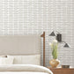 Modernist Motif Lichen Grey Wallpaper