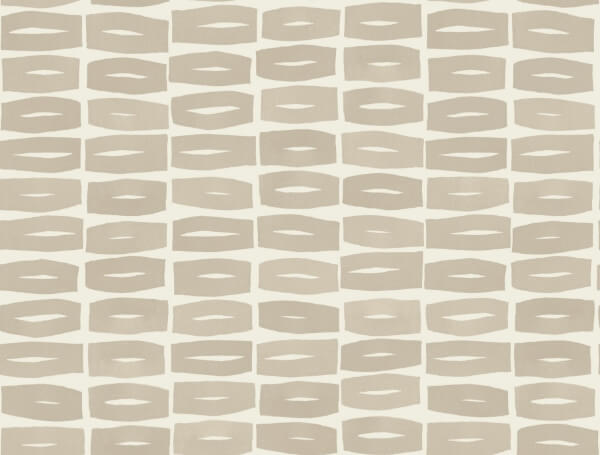 Modernist Motif Linseed Oil Wallpaper