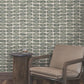 Modernist Motif Carbon Black Wallpaper