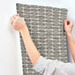 Modernist Motif Carbon Black Wallpaper