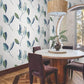 Brushwork Branches Alpine & Cobalt Wallpaper