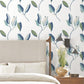 Brushwork Branches Alpine & Cobalt Wallpaper