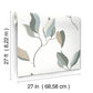 Brushwork Branches Mineral & Olive Wallpaper