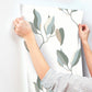 Brushwork Branches Mineral & Olive Wallpaper
