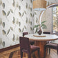 Brushwork Branches Neutral & Gold Wallpaper