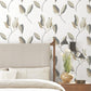 Brushwork Branches Neutral & Gold Wallpaper