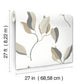 Brushwork Branches Neutral & Gold Wallpaper