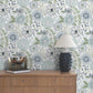 Artistic Bouquet Alpine & Leaf Wallpaper