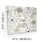 Artistic Bouquet Neutral Wallpaper