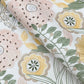 Artistic Bouquet Coral & Lemon Wallpaper