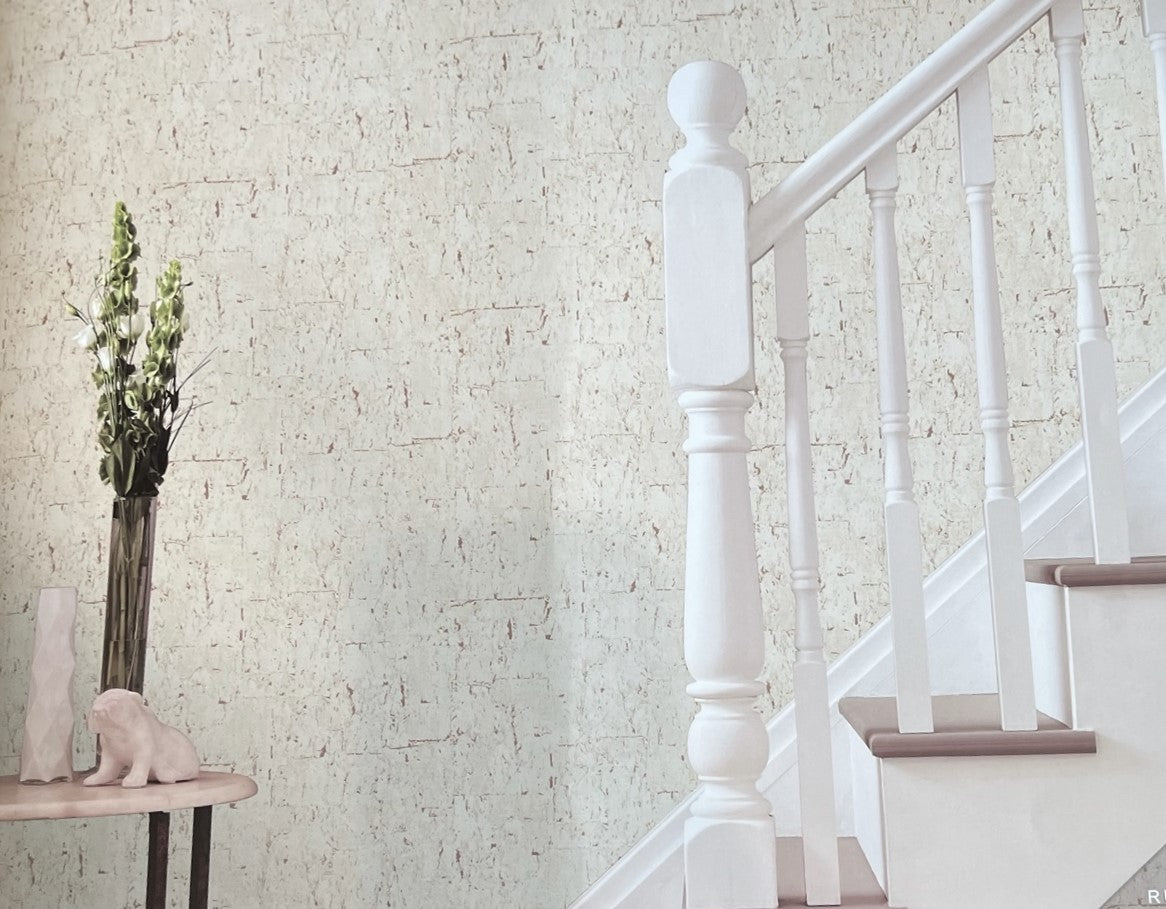 Cream and Golden Frost Elegance Wallpaper
