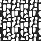 Black and White Tribal Art Mural