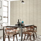 Midcentury Modern Bone Brick Wallpaper