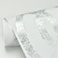 Ethereal Silver Trellis Wallpaper