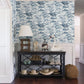 2901-87507 Joy De Vie Blue Toile Wallpaper