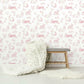 Bunny Toile Wallpaper