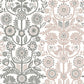 2821-25105 Lovebirds Light Pink Folk Stripe Wallpaper