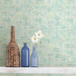 2656-004030 Turquoise and Green Avalon Wallpaper
