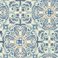 Florentine Blue Tile Wallpaper