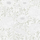 Wood Block Blooms Wallpaper