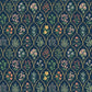 RI5129 Navy Hawthorne Wallpaper