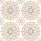 1014-001805 Light Pink Gemma Boho Medallion Wallpaper By Brewster
