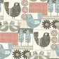 2821-25117 Hennika Coral Patchwork Wallpaper
