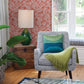 2969-87528 Alma Coral Tropical Floral Wallpaper by Brewster