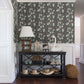 2901-25439 Linnea Elsa Charcoal Botanical Trail Wallpaper