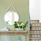 2903-25874 Jocelyn Light Green Faux Linen Wallpaper Blue Bell By A Street Prints