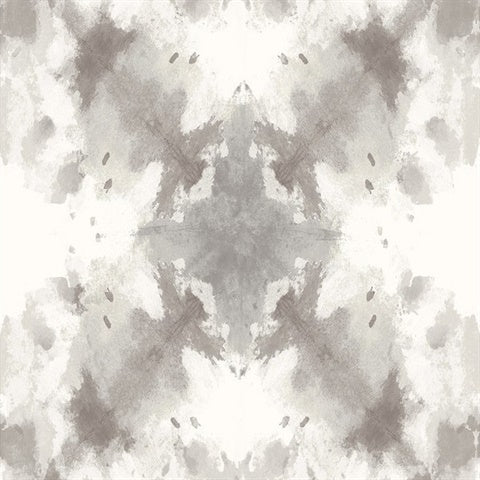 2763-24233 Mysterious Taupe Abstract Wallpaper By Brewster