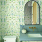 RI5155 Blue/Green Wildwood Wallpaper