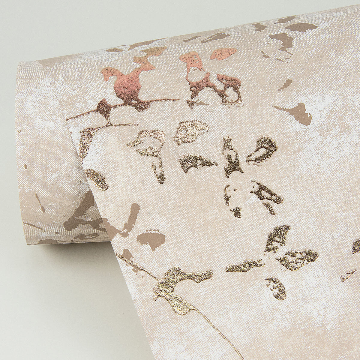 Arian Rose Gold Inkburst Wallpaper 4019-86426