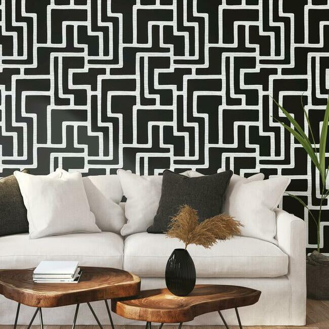 Graphic Polyomino Wallpaper