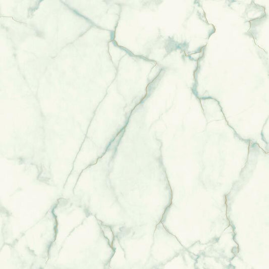 MM1756 Turquoise/Gold Gilded Marble Wallpaper