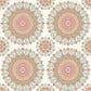 1014-001801 Aqua Gemma Boho Medallion Wallpaper By Brewster