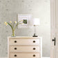 Wood Block Blooms Wallpaper