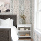 2821-25105 Lovebirds Light Pink Folk Stripe Wallpaper