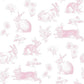 Bunny Toile Wallpaper
