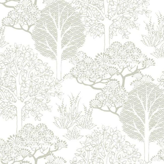 Kimono Trees Wallpaper